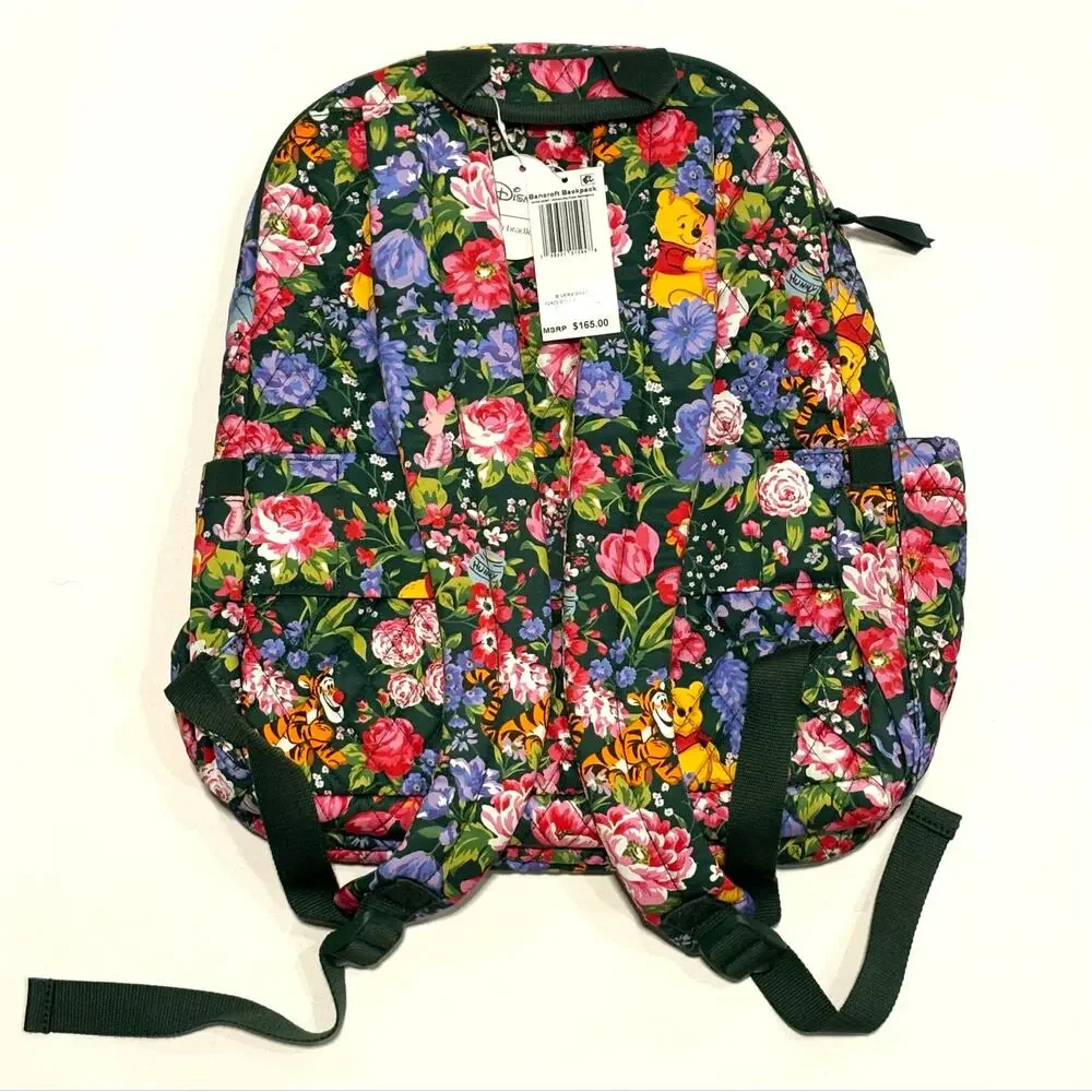 Vera Bradley Disney Winnie Pooh Springtime Floral Bancroft Backpack EXACT NWT